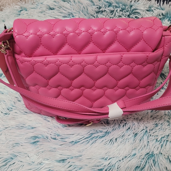 Juicy Couture Heart Quilted Flawless Flap Crossbody - Picture 4 of 7